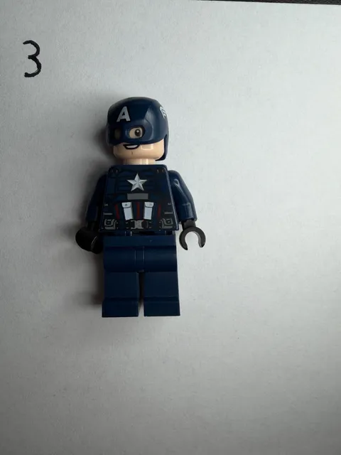LEGO CAPTAIN AMERICA MINIFIGURE SUPER HERO AVENGERS FIG