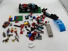 LEGO Mixed Lot Minifigures Car Parts Bricks Baseplates Lot