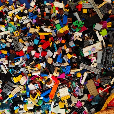 LEGO Mixed Lot 2 Kg Cleaned And Selected Pieces