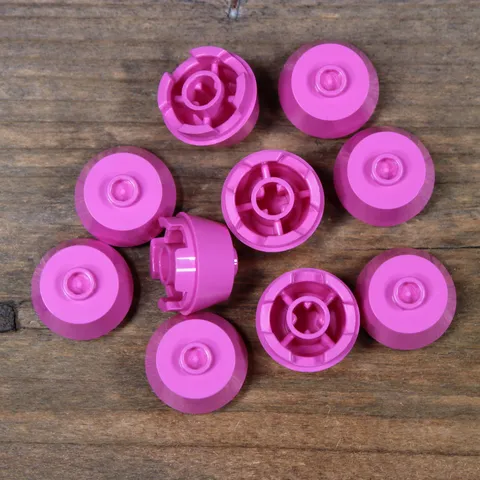 LEGO Dark Pink Brick Round 2 x 2 Truncated Cone Part 98100 Qty 10