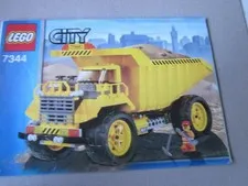 Lego City instructions instruction 7344 tipper truck, tipper truck