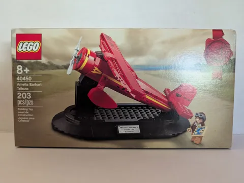 Lego 40450 - Amelia Earhart Tribute Airplane Set & Minifig -New -Sealed -Retired