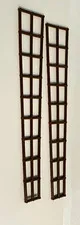 LEGO Pirate Ship Mast Rigging x2 Vintage Imperial Long 27 x 5 Brown