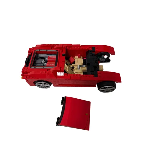 LEGO Racers Ferrari F430 Spider 8671 Red 1:17 Scale Car Incomplete Parts Repair