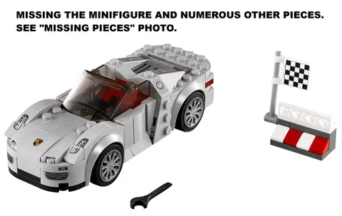 LEGO 75910 Porsche 918 Spyder Speed Champions NEAR MINT