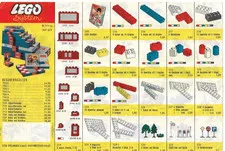 Lego System Price List 50s 60s Brochure Vintage Excellent