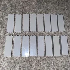Lego 2454 Block Wall Pillar Columns 1x2x5  Lot of 16 Light Bluish Gray