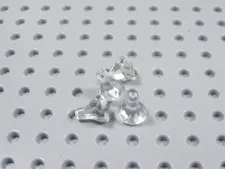 LEGO Lot of 4 Trans Clear Gems Jewels Treasure Accessory Minifig BJ
