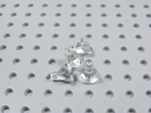 LEGO Lot of 4 Trans Clear Gems Jewels Treasure Accessory Minifig BJ