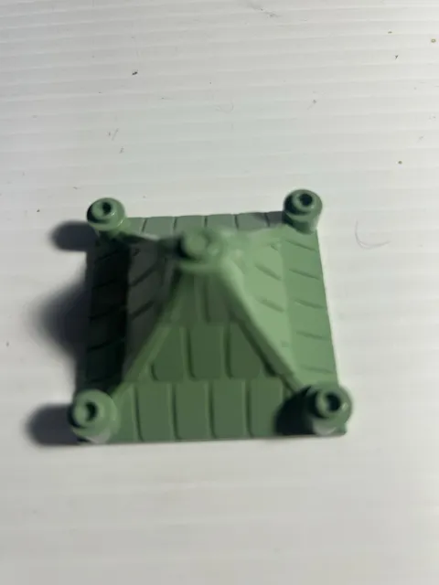 LEGO Sand Green Roof Piece 6x6x3 Peaked 30614 | Harry Potter | RETIRED | RARE
