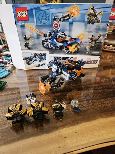 Lego 76123 Marvel Avengers Captain America: Outriders Attack No Instructions