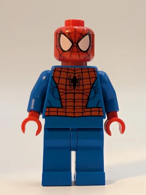 Spider-Man Black Web Pattern Genuine LEGO Minifigure SH0038 Marvel Retired 2012