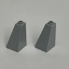 Lego 3685 Light Blue Gray Replacement Add-on Pieces Parts Lot of 2
