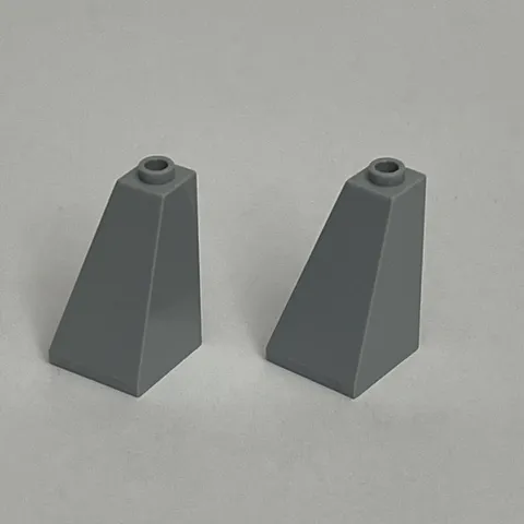Lego 3685 Light Blue Gray Replacement Add-on Pieces Parts Lot of 2