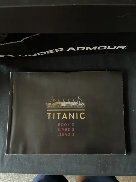 LEGO Titanic 10294 Book 3 Instruction Manual Booklet Only English French Spanish