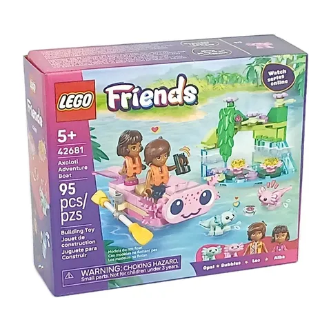 LEGO® Friends™ Axolotl Adventure Boat 95 Piece Building Set 42681
