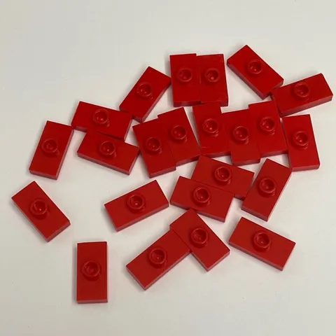 Lego 3794 Red Replacement Parts Pieces Lot of 23