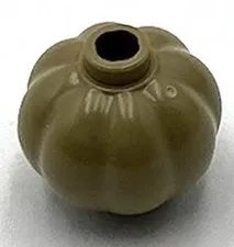 Lego New Dark Tan Pumpkin Gourd Part