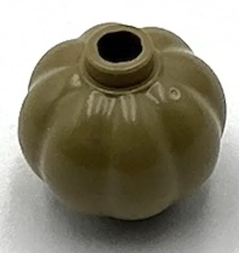 Lego New Dark Tan Pumpkin Gourd Part