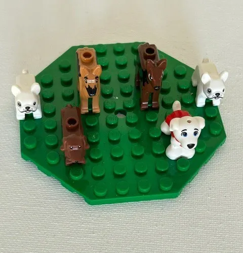 LEGO Dog Minifigure Set - Six Rare LEGO Dogs!!