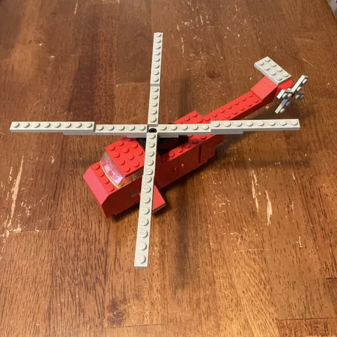 Vintage LEGO Legoland Rescue Helicopter 480 691 Complete 1974