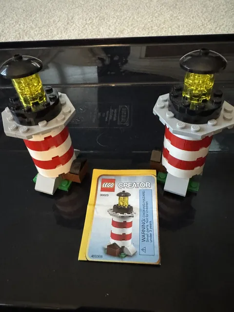 Lego Set 30023 Creator Lighthouse Polybag - Complte, Wrinkled Instructions