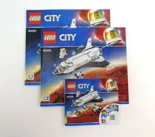 Lego CITY: MARS RESEARCH SHUTTLE Instruction Manuals 1,2,3 for Set 60226