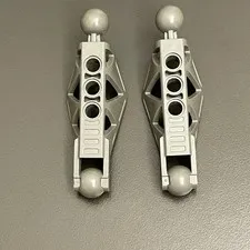 Lego Bionicle Hero Factory 45749 Dark Gray Replacement Part Piece Lot of 2