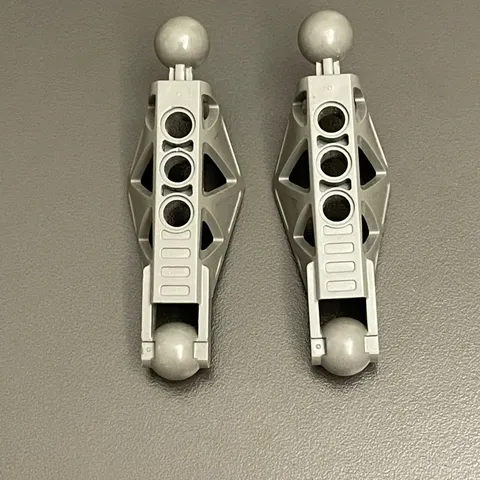 Lego Bionicle Hero Factory 45749 Dark Gray Replacement Part Piece Lot of 2