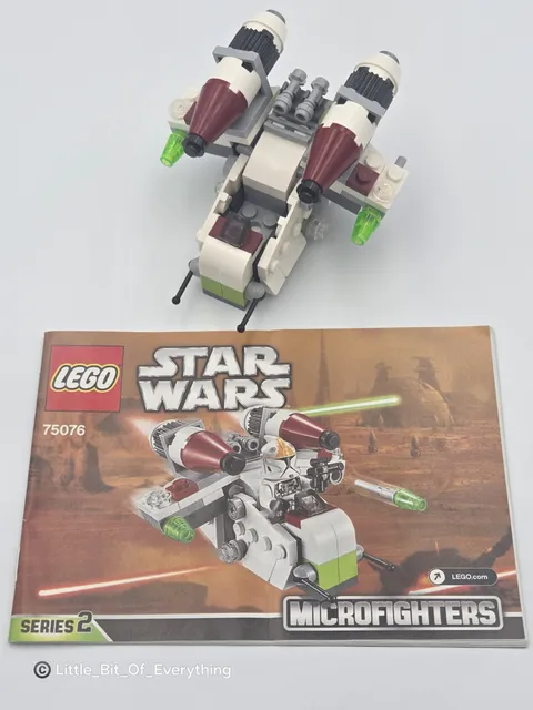 LEGO® Star Wars: Republic Gunship Microfighters (#75076)-COMPLETE NO MINIFIGURE