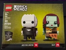 NEW LEGO BrickHeadz Nightmare Before Christmas Jack Skellington & Sally 41630