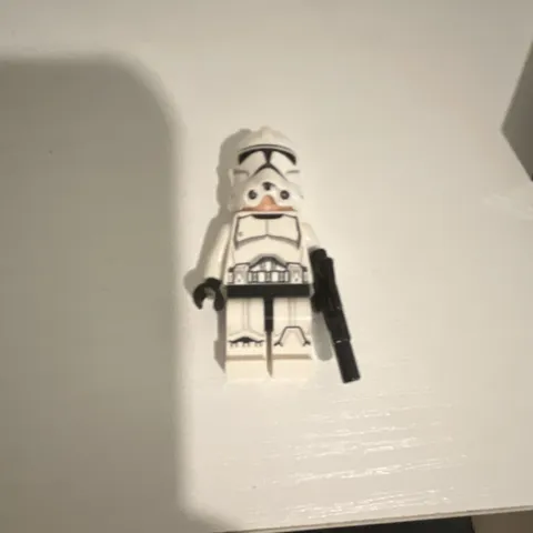 LEGO Star Wars rare phase 2 regular white clone from micro turbo tank