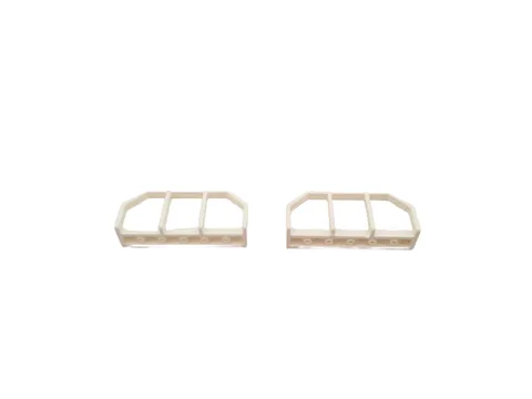 2 Lego® TRAIN Railway 9V RC Balustrade Handrail 6x1 WHITE
