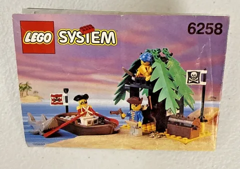 LEGO 6258 Smugglers Shanty - ONLY Instructions Manual - Vintage Pirates I 1992