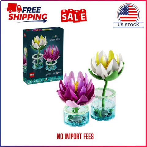 LEGO Botanicals Water Lilies Building Set Housewarming Gift 11511