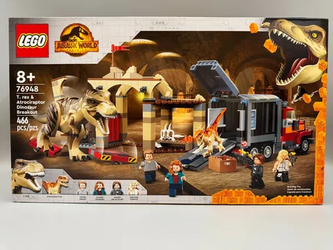 LEGO Jurassic World: T. rex & Atrociraptor Dinosaur Breakout (76948)