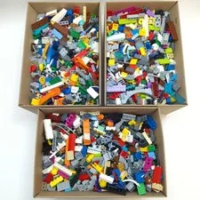 5 lbs LEGO Bulk Lot – Random Bricks Plates Specialty Parts Mixed Pieces Cleaned 