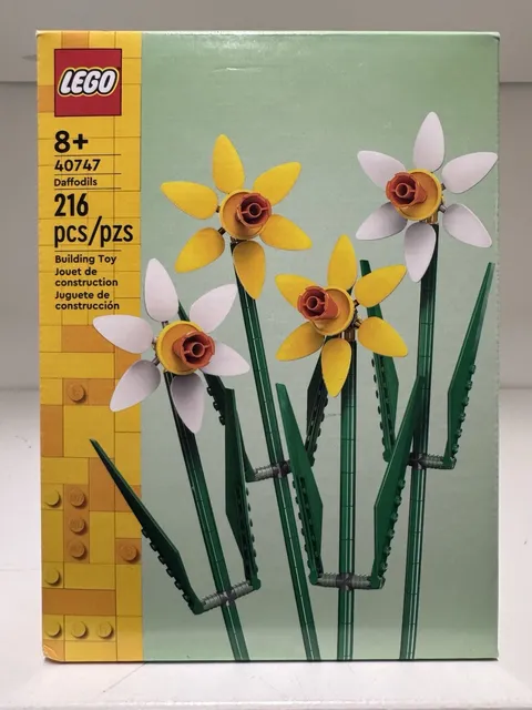 LEGO Botanicals Daffodils 40747 216 pcs Botanical Collection Box 8+