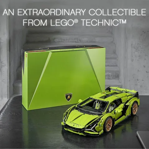 LEGO Technic Lamborghini Siân FKP 37 Building Sets for Adults - Detailed Lamborg