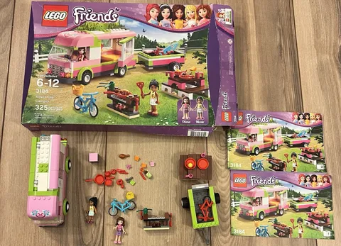 LEGO Friends 3184 Adventure Camper Building Set 100% Complete Retired