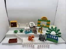 Lego Duplo Zoo Lot Tiger Bear Giraffe Elephant Polar Bear Figures Replacements