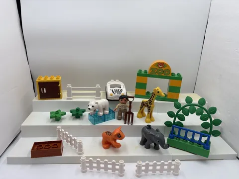 Lego Duplo Zoo Lot Tiger Bear Giraffe Elephant Polar Bear Figures Replacements