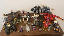 Lego Lot NINJAGO DC (EVERYTHING) *some missing pieces but may find in bags