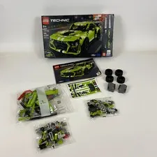 LEGO Technic Ford Mustang Shelby GT500 42138 Green Pull-Back Racing For Parts