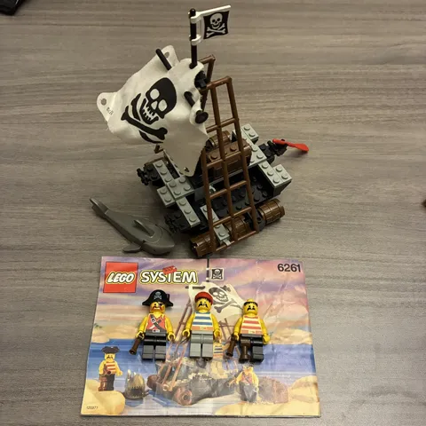 LEGO Pirates: Raft Raiders (6261) Incomplete w/ Manual
