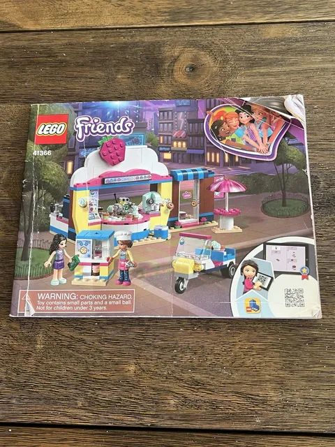 Lego Friends 41366 Olivia's Cupcake Cafe INSTRUCTION BOOK ONLY