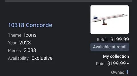 LEGO Concorde 10318