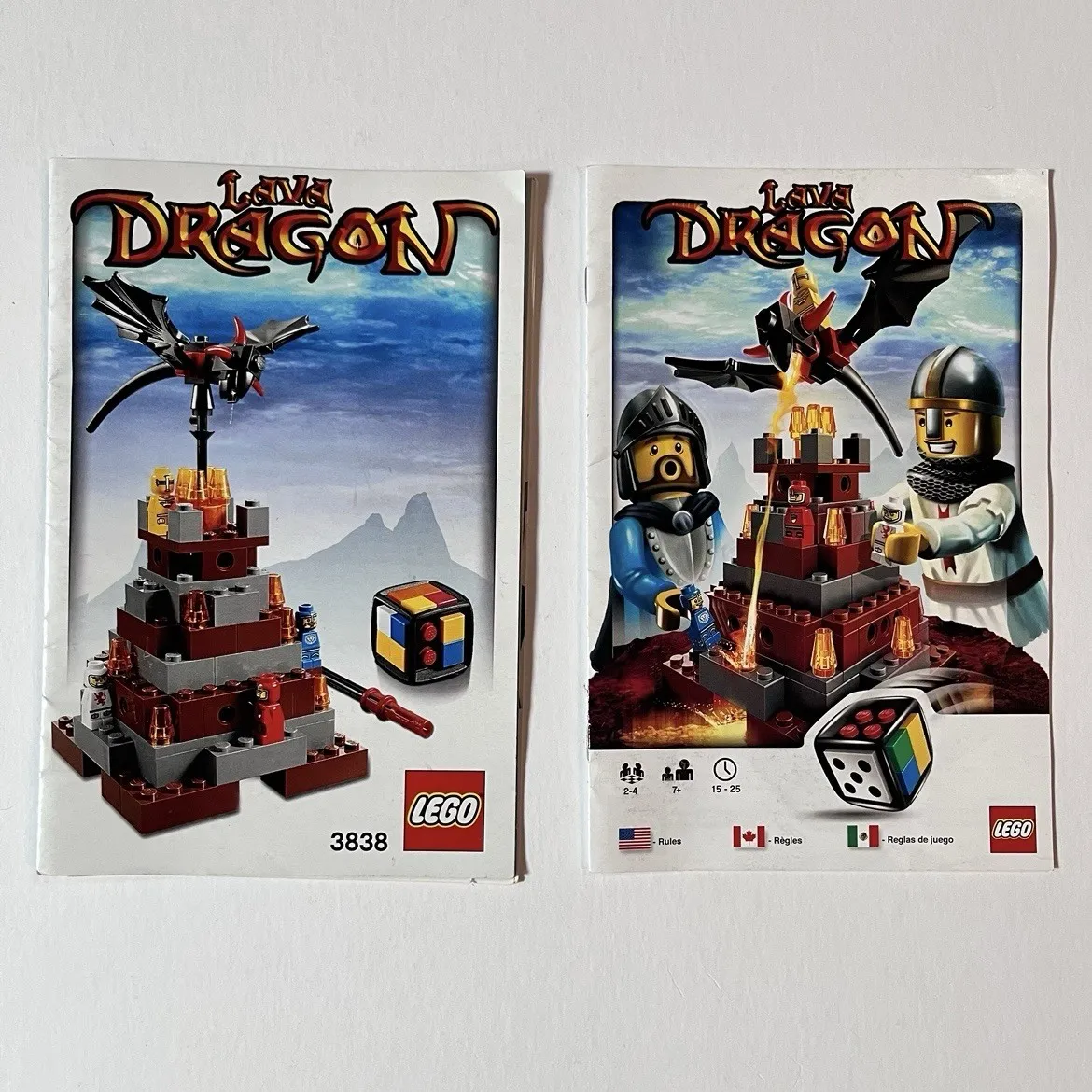 Lego Lava Dragon 3838 Instruction Manual