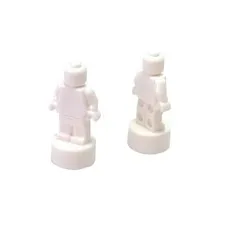2 NEW LEGO Minifig, Utensil Statuette, Trophy White