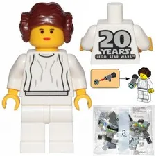 LEGO Princess Leia minifigure 20 Years Star Wars Anniversary (NEW UNBUILT) 75243
